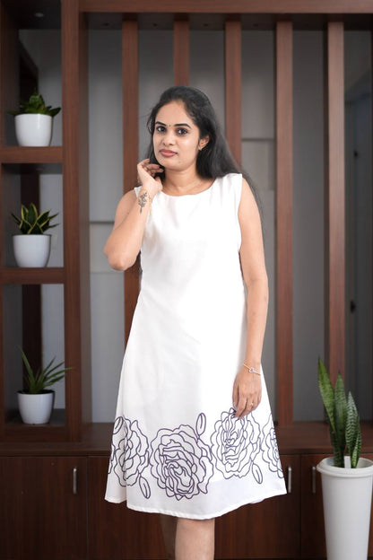 Signature - Ivory A-Line Dress