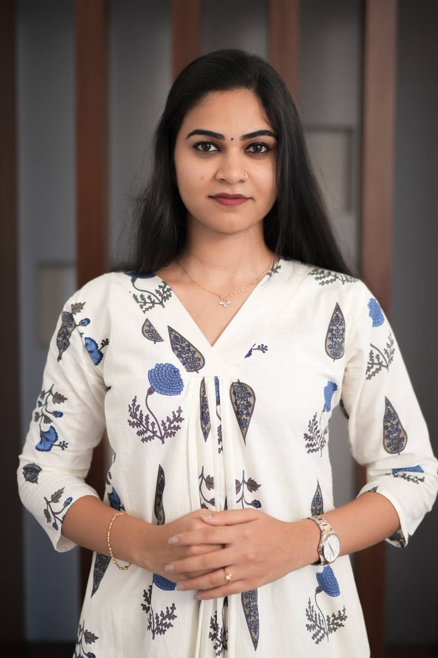 Premium - Jaipur Cotton Off White Cord Set